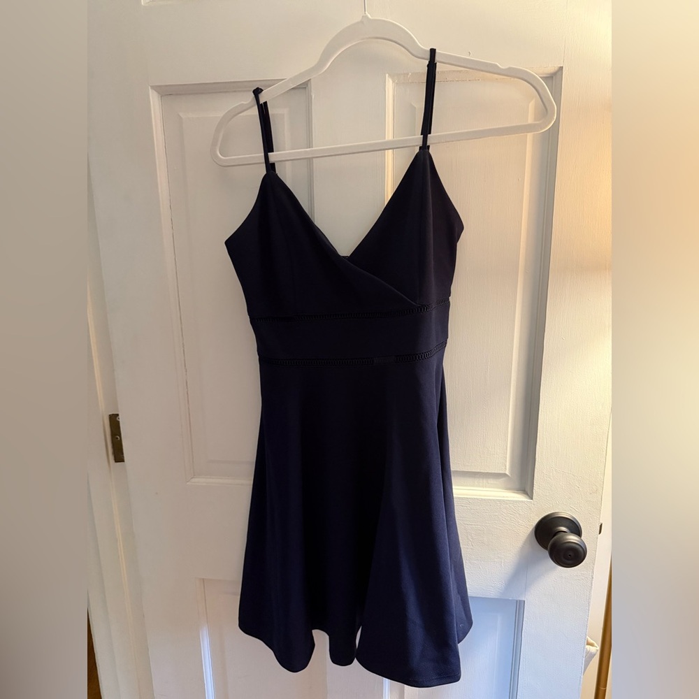 Francesca's Collections Strapless Navy Dress - BRAND NEW